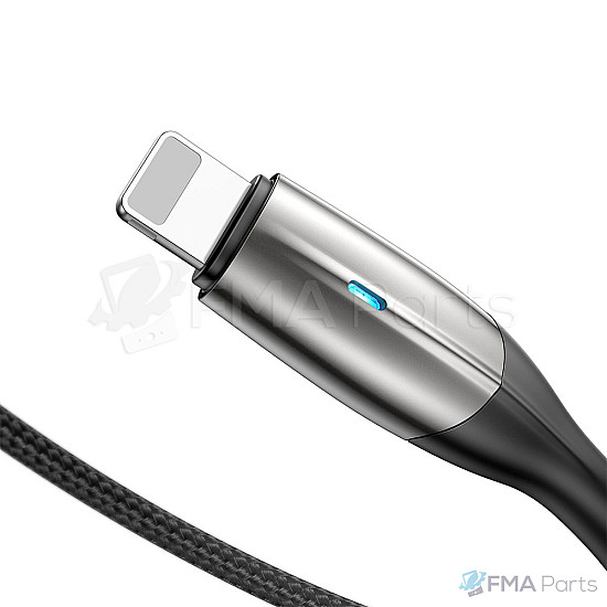 Baseus 8 Pin Lightning to USB LED Charge Cable - 2M