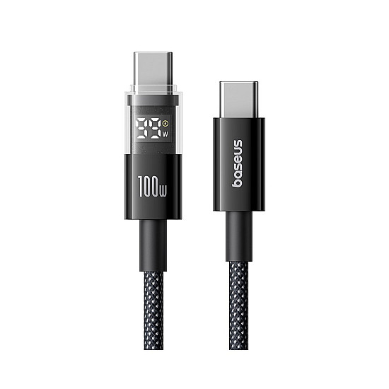 Baseus Display 2 100W USB-C to USB-C Cable with Power Display - 1M