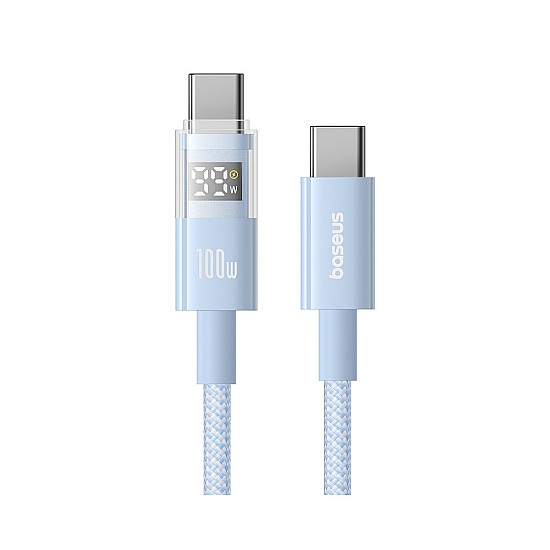 Baseus Display 2 100W USB-C to USB-C Cable with Power Display - 1M