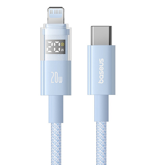 Baseus Display 2 20W USB-C to Lightning Cable with Power Display - 1M