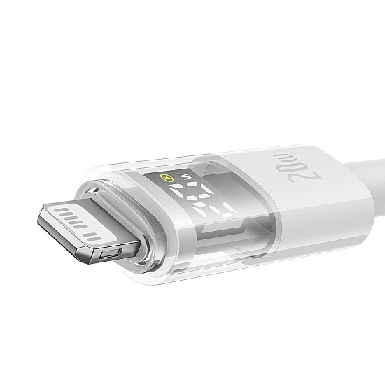 Baseus Display 2 20W USB-C to Lightning Cable with Power Display - 1M