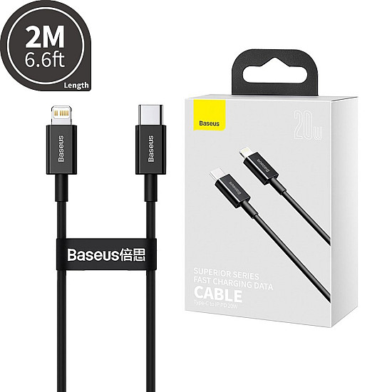 Baseus Superior Series 20W USB-C to Lightning Fast Charging Cable - 2M