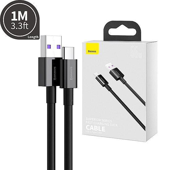 Baseus Superior Series 66W USB-A to USB-C Fast Charging Cable - 1M