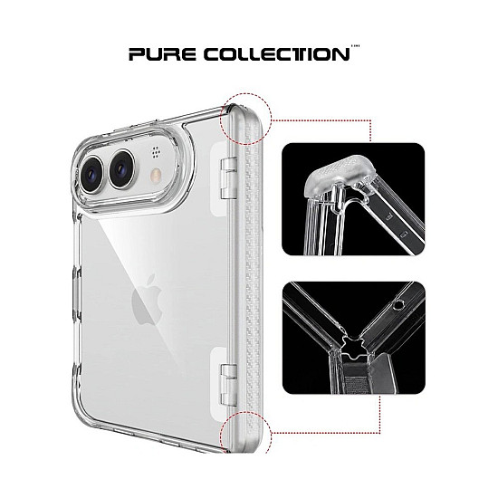 Clear Case with Hinge Protection for iPhone Duo