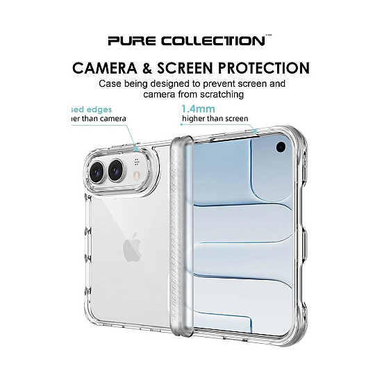 Clear Case with Hinge Protection for iPhone Duo