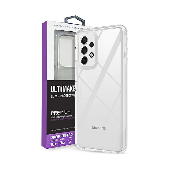 UTIA Ultimake Shockproof Bumper Clear Case for Samsung Galaxy A33 5G