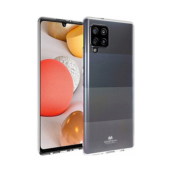 Mercury Transparent Jelly Clear Case for Samsung Galaxy A42 5G