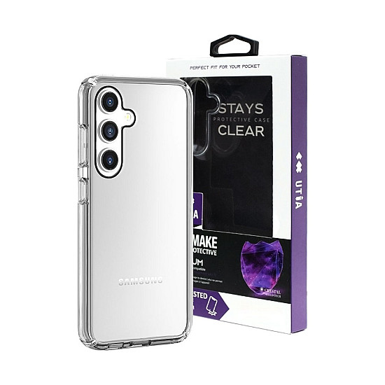 UTIA Ultimake Shockproof Bumper Clear Case for Samsung Galaxy S25 FE