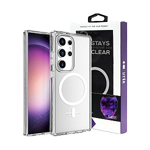 UTIA Shockproof Clear Case with Magnetic Ring for Samsung Galaxy S25 Ultra UTIA Shockproof Clear Case with Magnetic Ring for Samsung Galaxy S25 Ultra