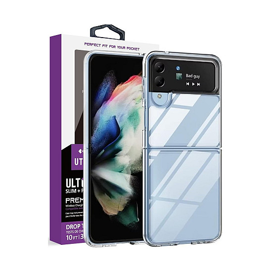 UTIA Ultimake Shockproof Bumper Clear Case for Samsung Galaxy Z Flip4