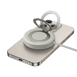Baseus Simple Mini4 15W Qi2 Magnetic Wireless Charging Stand / 135° Built-in Stand / Braided USB-C Cable Baseus Simple Mini4 15W Qi2 Magnetic Wireless Charging Stand / 135° Built-in Stand / Braided USB-C Cable