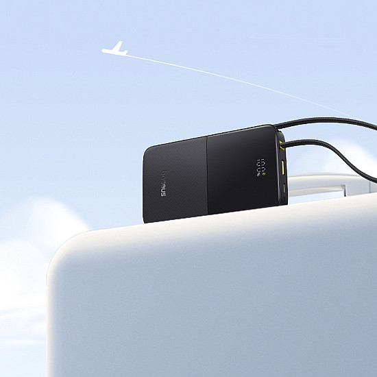 Baseus EnerFill FC51 Bipow2 Pro 10000mAh Power Bank / 22.5W Built-in USB-C Cable / Digital Display