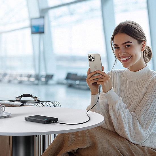 Baseus EnerFill FP11 10000mAh Power Bank / 15W USB-C + USB-A / Dual Output