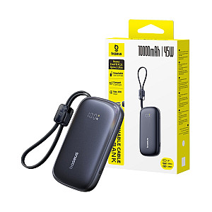 Baseus EnerFill Qpow 3 Ultra 10000mAh Power Bank / 45W USB-C PD / Detachable USB-C + Lightning Cable