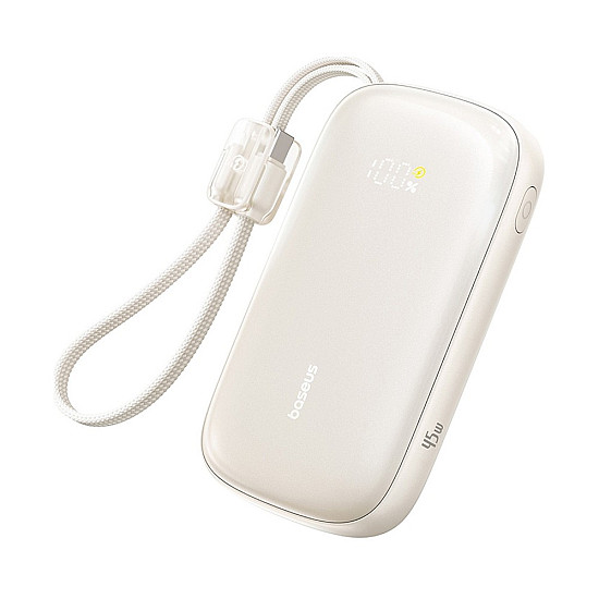 Baseus EnerFill Qpow 3 Ultra 20000mAh Power Bank / 45W USB-C PD / Detachable USB-C + Lightning Cable