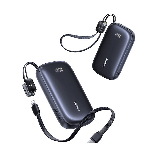 Baseus EnerFill Qpow 3 Ultra 20000mAh Power Bank / 45W USB-C PD / Detachable USB-C + Lightning Cable