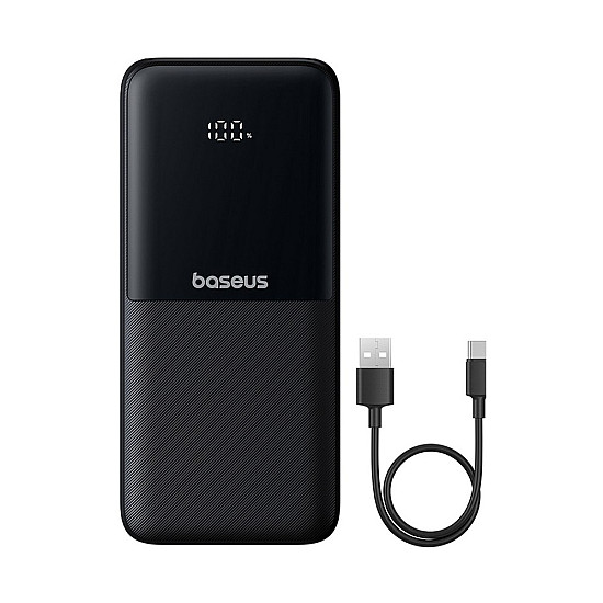 Baseus Lipow 10000mAh Power Bank / 22.5W Built-in USB-C + Lightning Cables / Digital Display