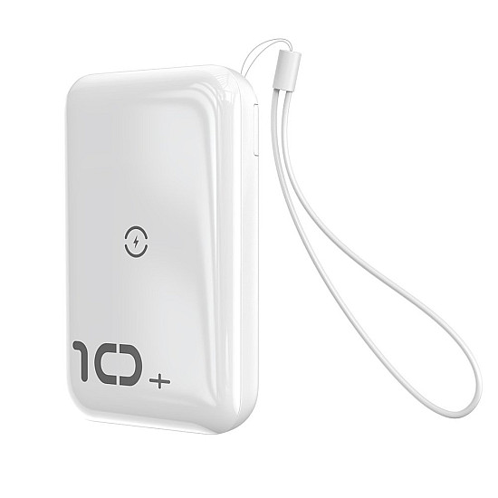 Baseus Mini S Bracket 10000mAh Power Bank / 18W USB Type-C PD + QC 3.0 / 10W Wireless / Triple Output