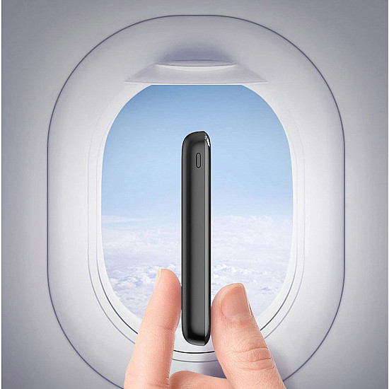 Baseus Mini S Bracket 10000mAh Power Bank / 18W USB Type-C PD + QC 3.0 / 10W Wireless / Triple Output