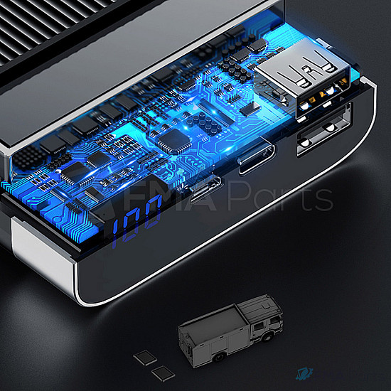 Baseus Parallel 20000mAh Power Bank / 18W USB Type-C PD + QC 3.0 / Triple Output