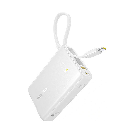 Baseus PicoGo 10000mAh Power Bank / 45W USB-C PD / Built-in USB-C Cable + Digital Display