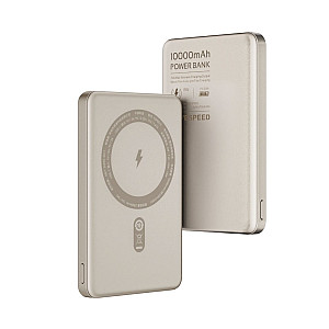 MOVE SPEED S10 10000mAh Ultra-Thin Magnetic Power Bank / 20W USB-C / 15W Wireless (CCC / 3C Certified)