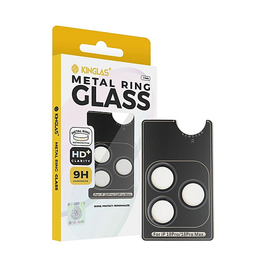 Metal Ring Camera Lens Protector for iPhone 18 Pro / 18 Pro Max - Black