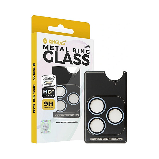 Metal Ring Camera Lens Protector for iPhone 18 Pro / 18 Pro Max - Blue