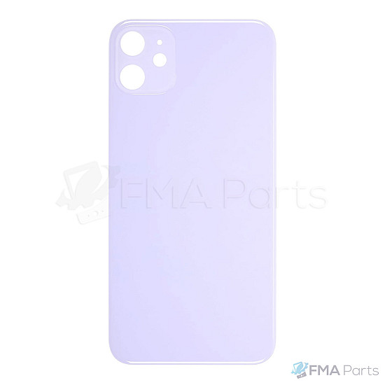 Back Glass Cover - Purple (Big Hole) for iPhone 11
