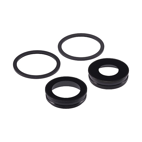 Rear Camera Lens with Bezel - Black for iPhone 11