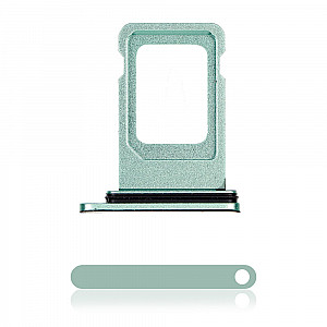 Sim Card Tray with Rubber Seal - Green for iPhone 11 OEM