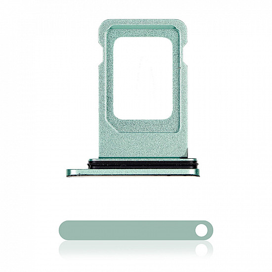 Sim Card Tray with Rubber Seal - Green for iPhone 11 OEM