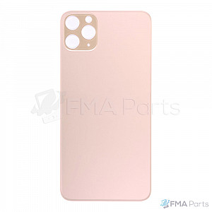 Back Glass Cover - Gold (Big Hole / No Logo) for iPhone 11 Pro
