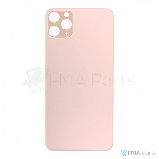 Back Glass Cover - Gold (Big Hole / No Logo) for iPhone 11 Pro