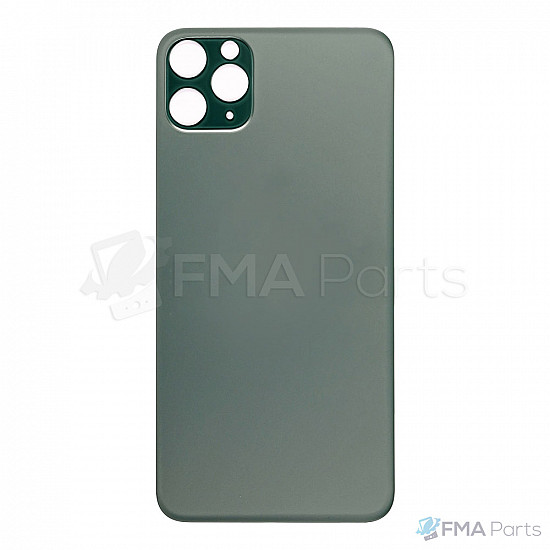 Back Glass Cover - Midnight Green (Big Hole / No Logo) for iPhone 11 Pro