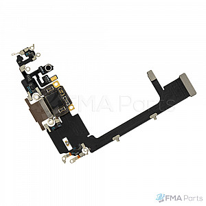 Charging Port Flex Cable with IC for iPhone 11 Pro - Gold OEM