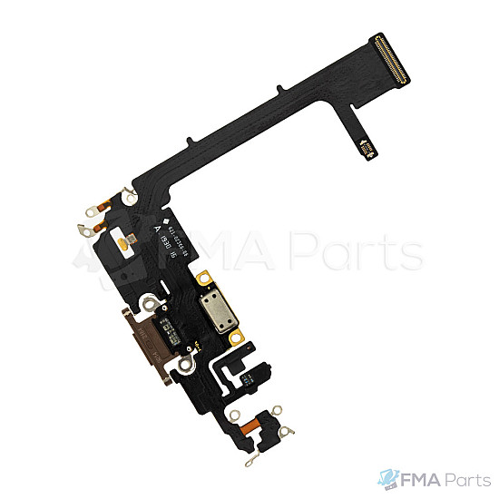 Charging Port Flex Cable with IC for iPhone 11 Pro - Gold OEM