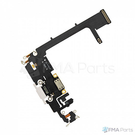 Charging Port Flex Cable with IC for iPhone 11 Pro - Silver OEM