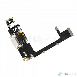 Charging Port Flex Cable with IC for iPhone 11 Pro (OEM) - Silver