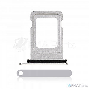 Sim Card Tray with Rubber Seal - Silver for iPhone 11 Pro / 11 Pro Max OEM