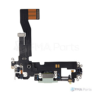 Charging Port Flex Cable for iPhone 12 / 12 Pro (AM) - Green