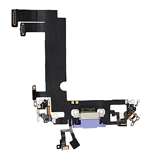 Charging Port Flex Cable - Purple OEM for iPhone 12 mini
