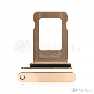 Sim Card Tray with Rubber Seal - Gold for iPhone 12 Pro / 12 Pro Max OEM