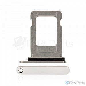 Sim Card Tray with Rubber Seal - Silver for iPhone 12 Pro / 12 Pro Max OEM