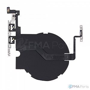 Volume Button / Silent Switch Flex Cable with Wireless Coil for iPhone 12 Pro Max OEM