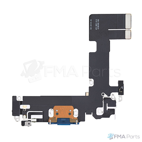 Charging Port Flex Cable for iPhone 13 (OEM) - Blue