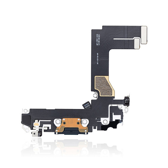Charging Port with Microphone Flex Cable (OEM) - Midnight for iPhone 13 mini