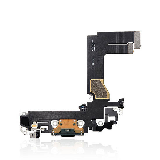 Charging Port with Microphone Flex Cable (OEM) - Green for iPhone 13 mini