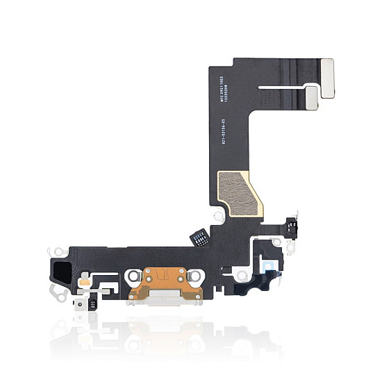 Charging Port with Microphone Flex Cable (OEM) - Starlight for iPhone 13 mini