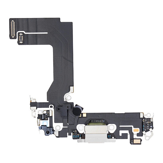 Charging Port with Microphone Flex Cable (OEM) - Starlight for iPhone 13 mini